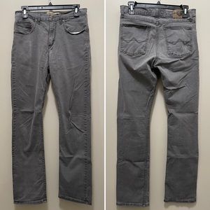 Wrangler Slim Straight Flex - 30x32 - Gray - GUC